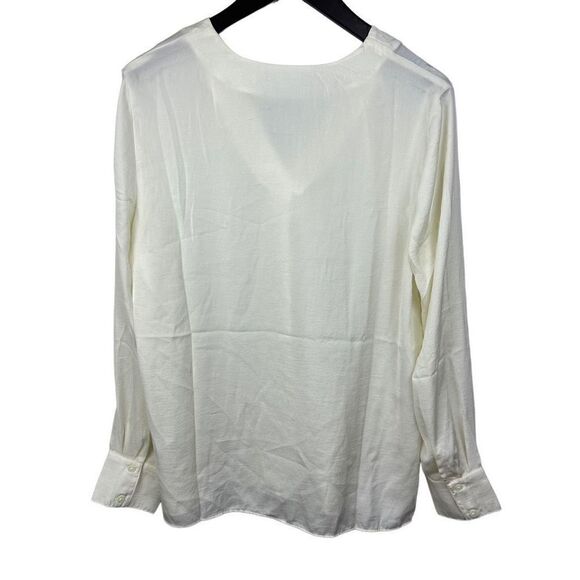 NWT Banana Republic white blouse size M - Picture 5 of 5